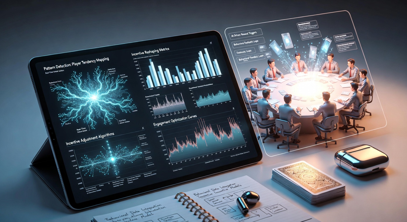 Behavioral pattern recognition tools analyzing player data on tablet card tournament interfaces