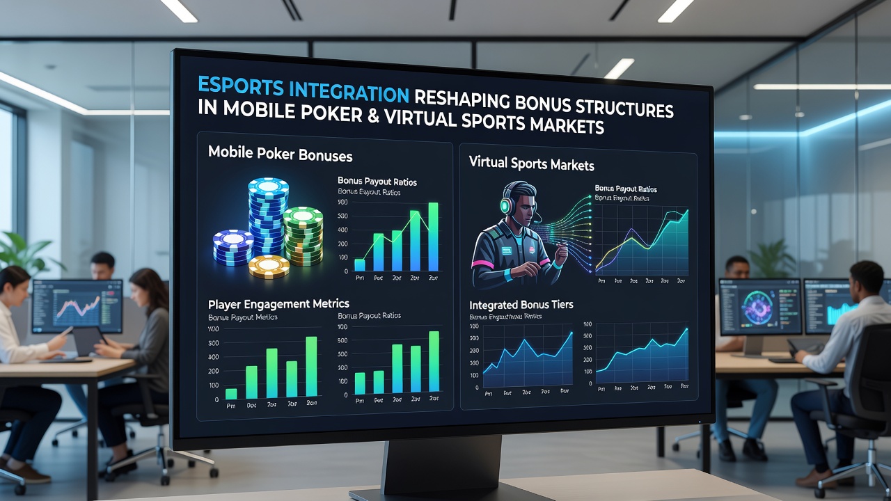 Virtual sports betting platforms incorporating esports bonus mechanics