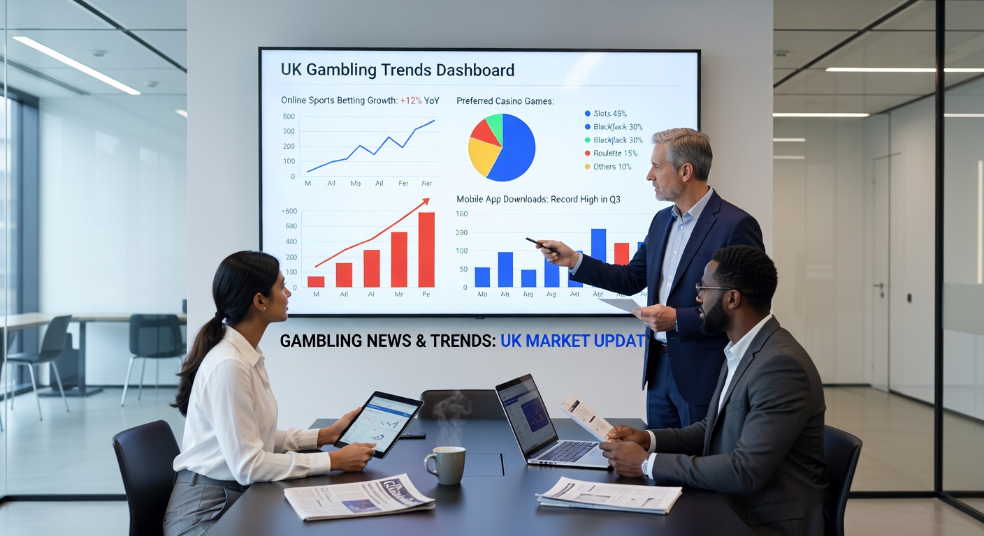 Graph showing upward trend in UK gambling Gross Gambling Yield for Q2 2025, highlighting remote sectors