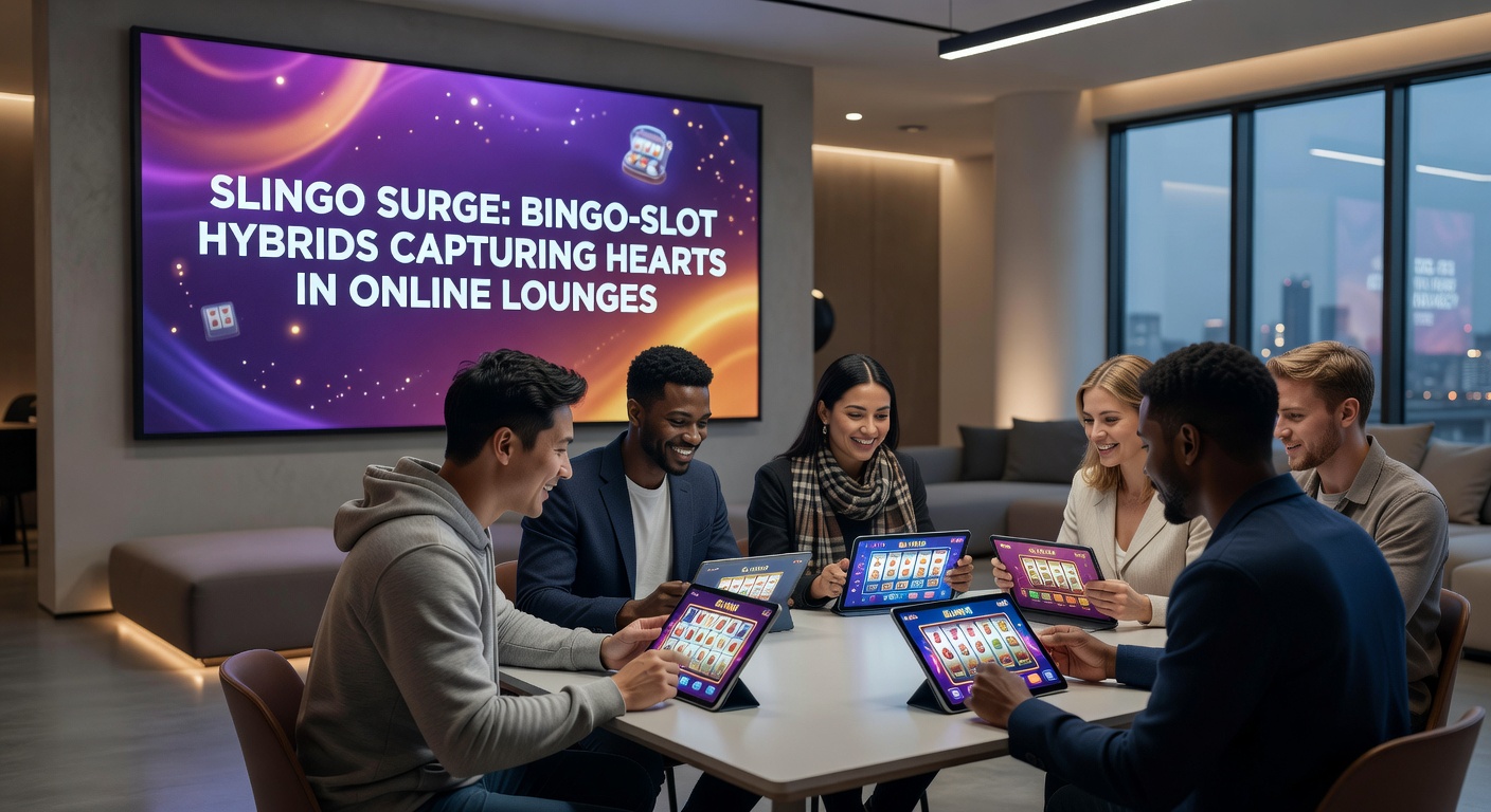 Mobile phone displaying a Slingo game in progress, with touch controls highlighting a near-full bingo card and jackpot ticker climbing